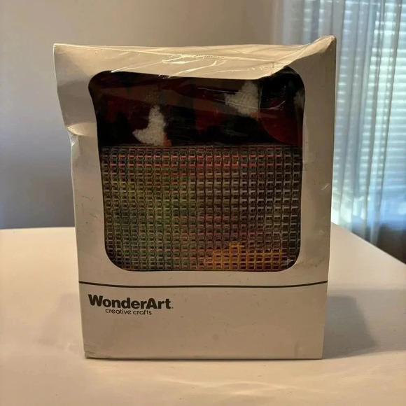 Needlecraft Christmas 16 Inch x 32 Inch Shaped Latch Hook Kit Saint Nick #4549 - Picture 4 of 7